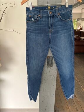 Blank Brand Blue Women's Skinny Jeans 7for all mankind